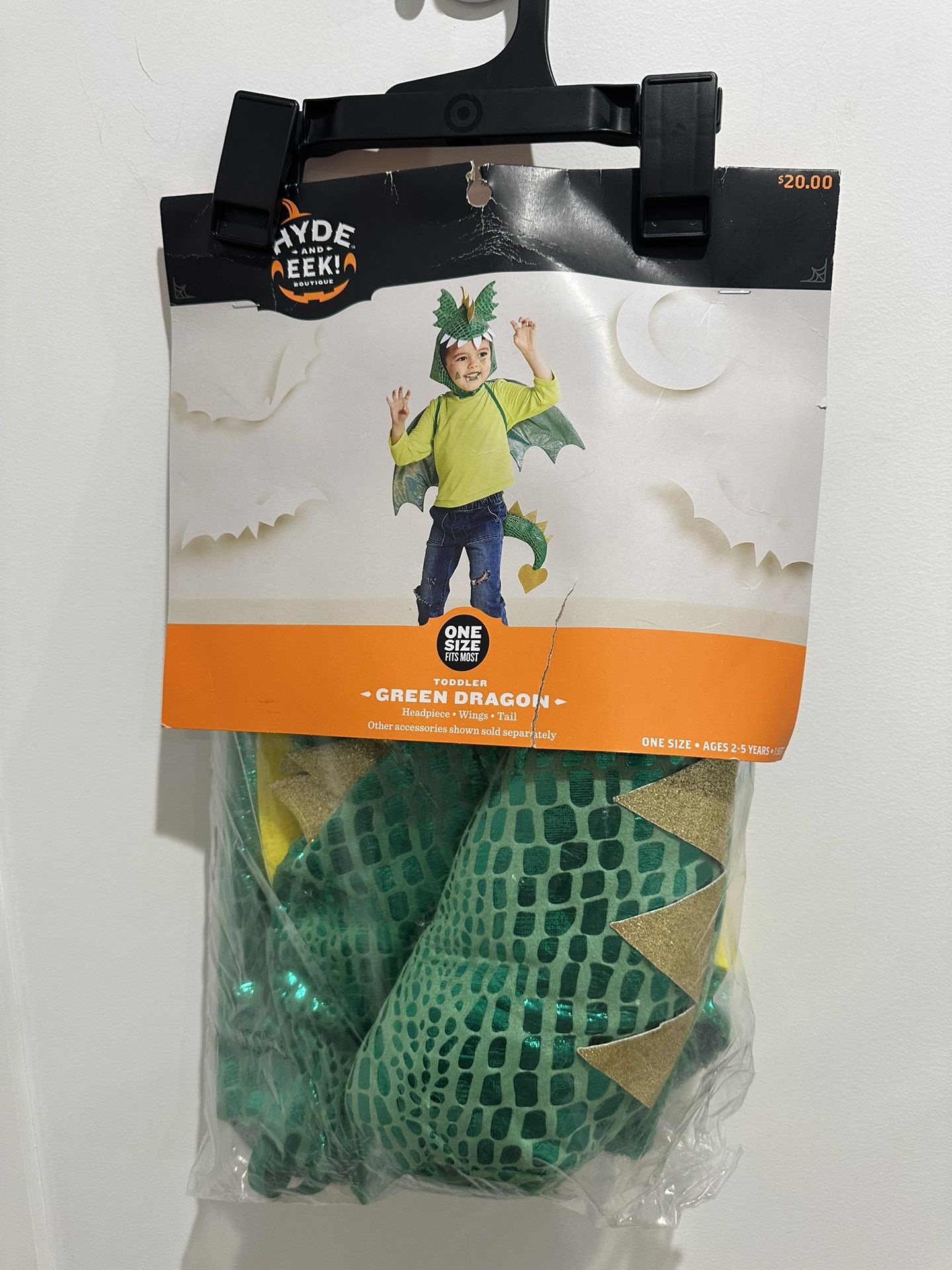 Green Dragon Toddler Costume