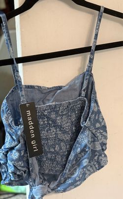 Madden Girl Bandanna Shirt - m