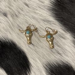 Bull Earrings 👢🌵