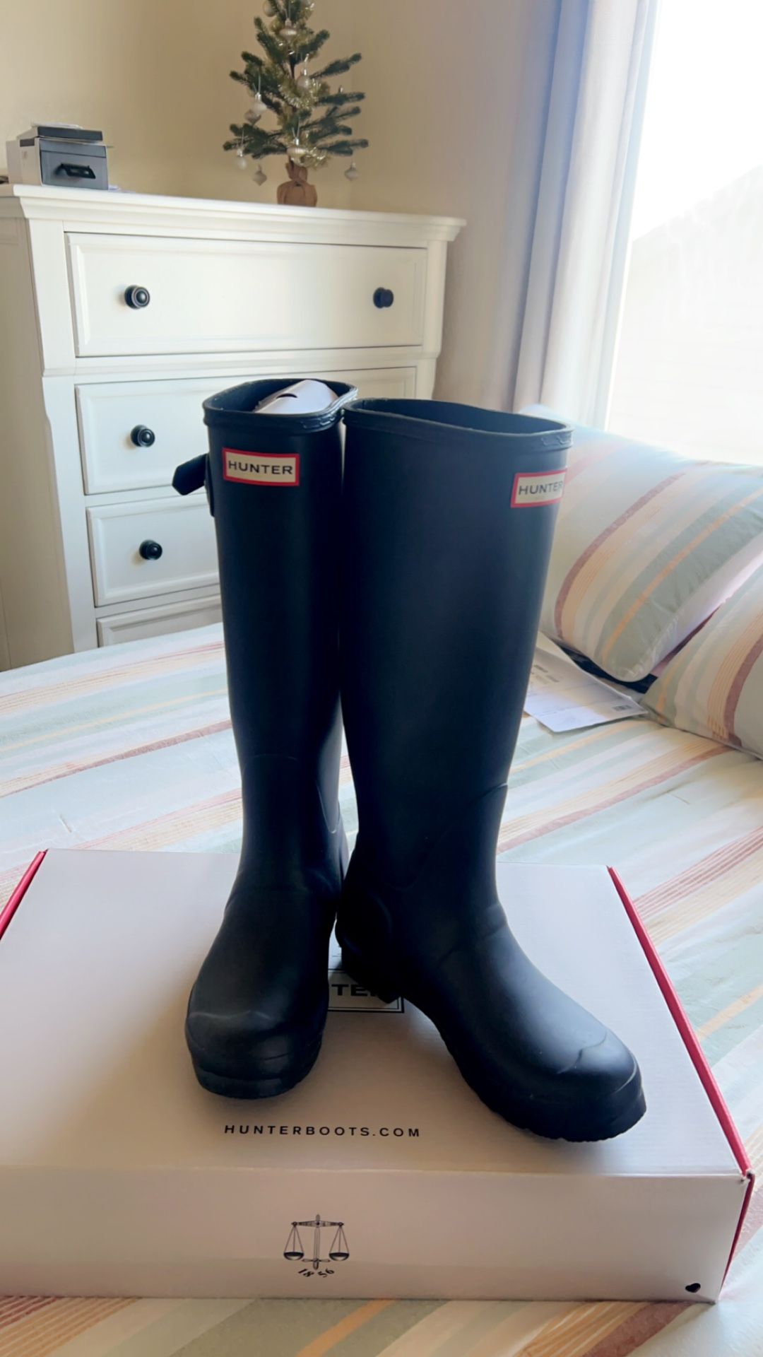 Hunter Rain boots Black Size 7