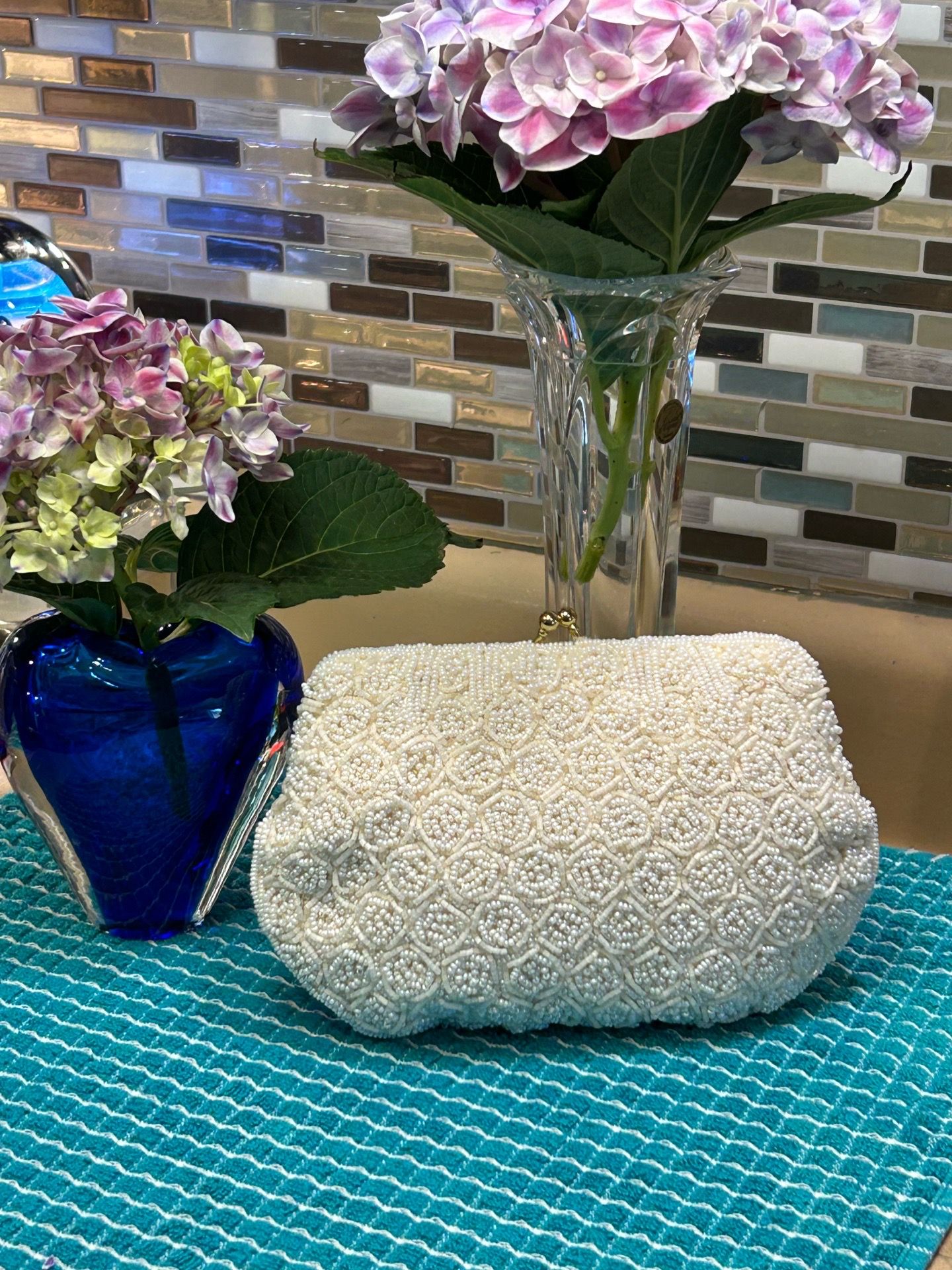Gorgeous Vintage Walborg Shoulder bag / Evening Clutch in Excellent Condition