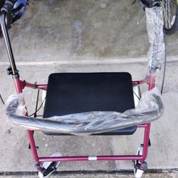 Heavy Duty Adult  Walker With Seat // Andador 
