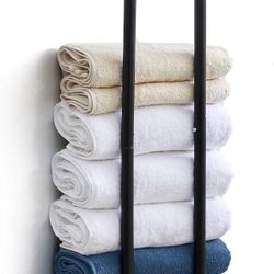 Wall-Mounted Towel Rack for Rolled Towels New