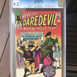 Daredevil #5 (1964) CGC 9.2 — O/w to White Pages; 1st Matador; Stan Lee & Wally Wood