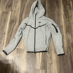 Nike Tech Grey Fleece Jacket Size Xs