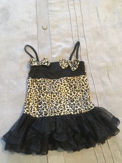 Halloween Cat costume dress. Girls 4/6