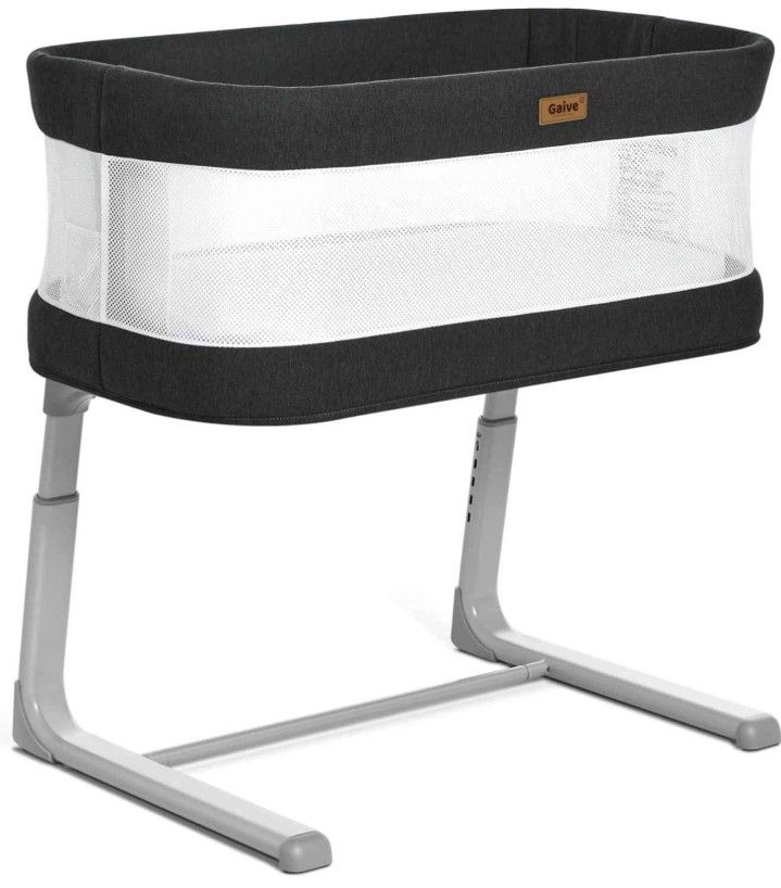 Electric Baby Bassinets Bedside Sleeper, Auto Rocking Bassinet with Comfy Mattress for Newborn, Portable Bassinets Crib for Infant, Adjustable Height