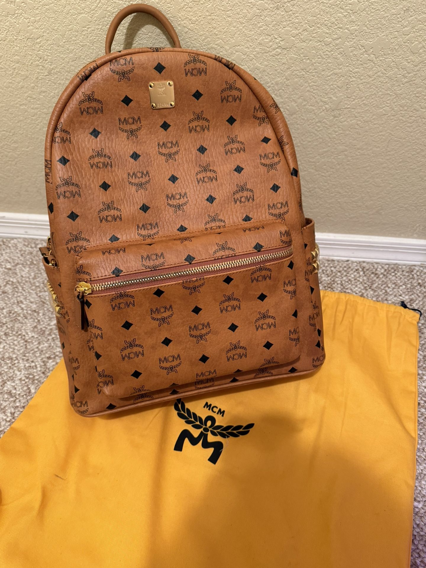 MCM Stark side studs backpack