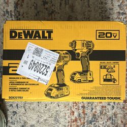 DeWalt DCK227D2 2-Tool Brushless Combo Kit 20V MAX