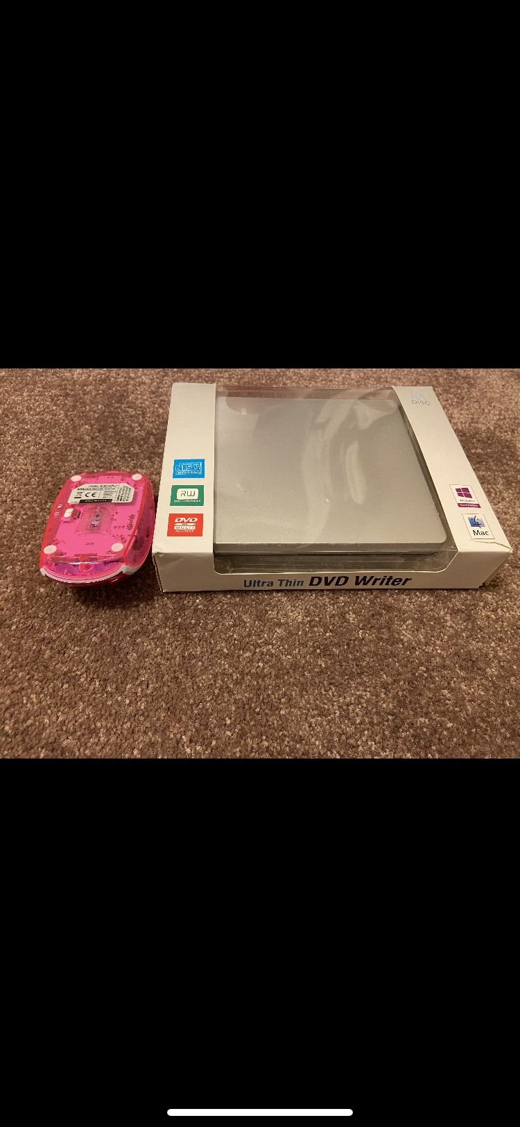 DVD Writer And Wireless Mouse