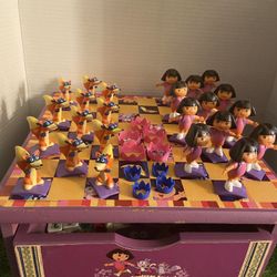 Dora Checkers Playset 