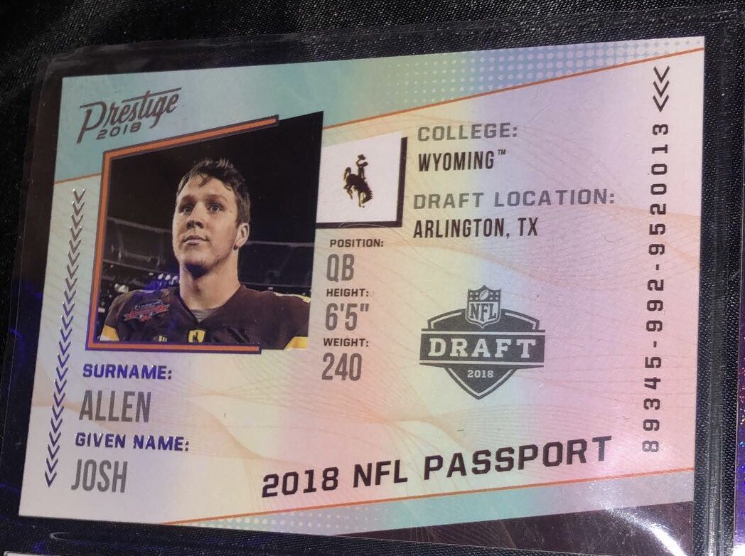 (Rare)Josh Allen NFL Passport