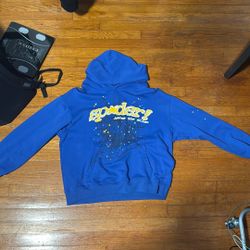 Blue Sp5der Hoodie