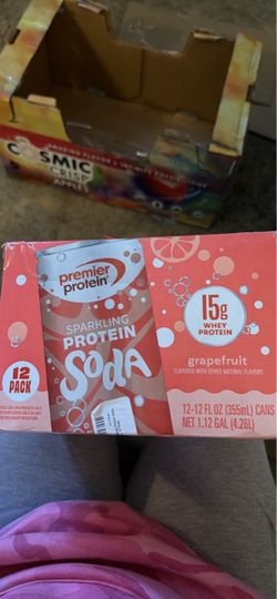 Premier Protein Sparkling Protein Soda Grapefruit 12-Pack