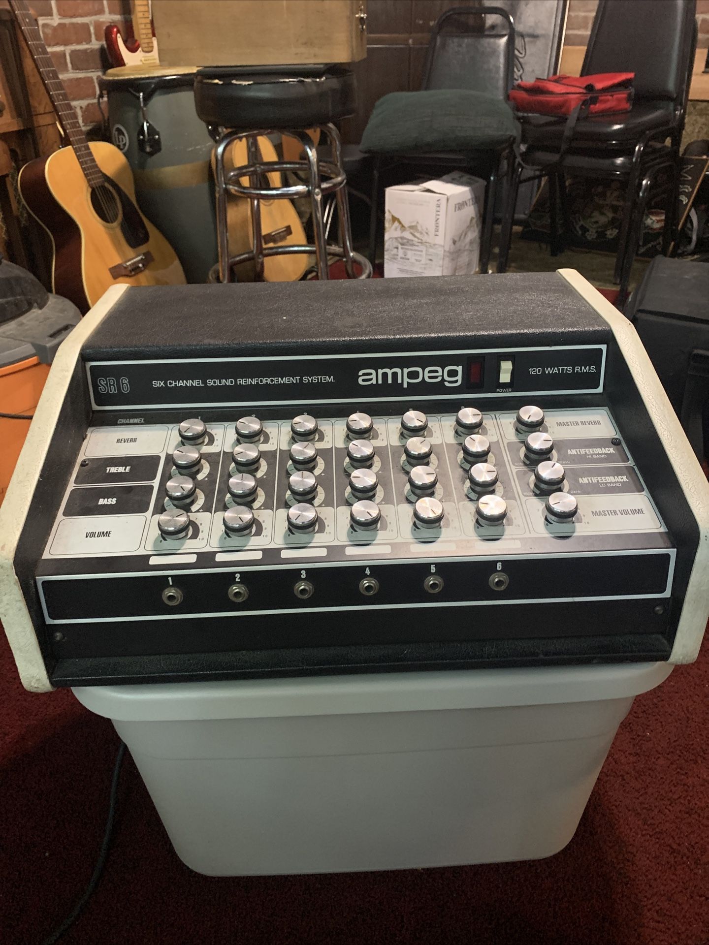 Ampeg six channel reinforcement system