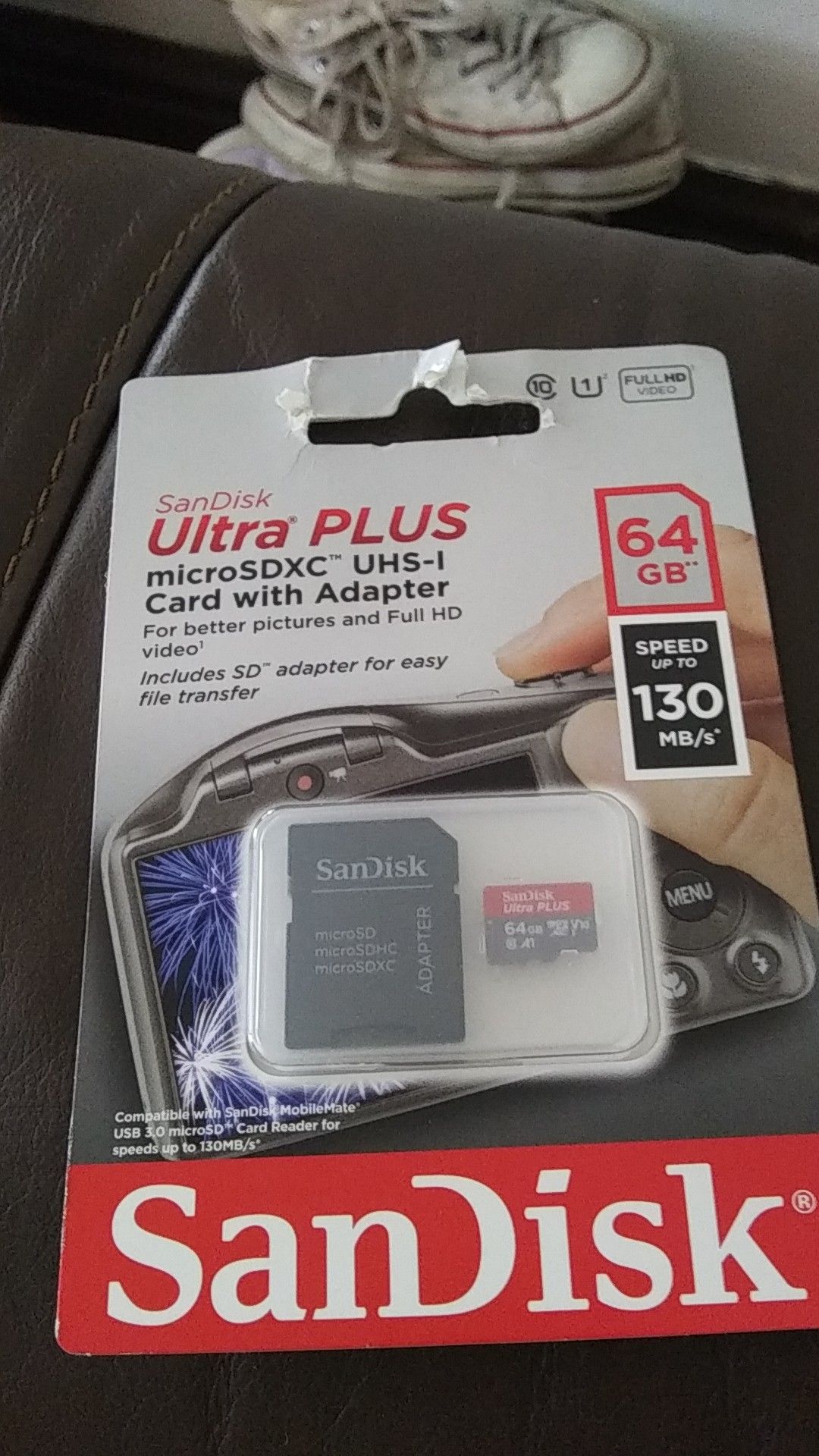 64 GB Ultra Plus micro sex card with adapter