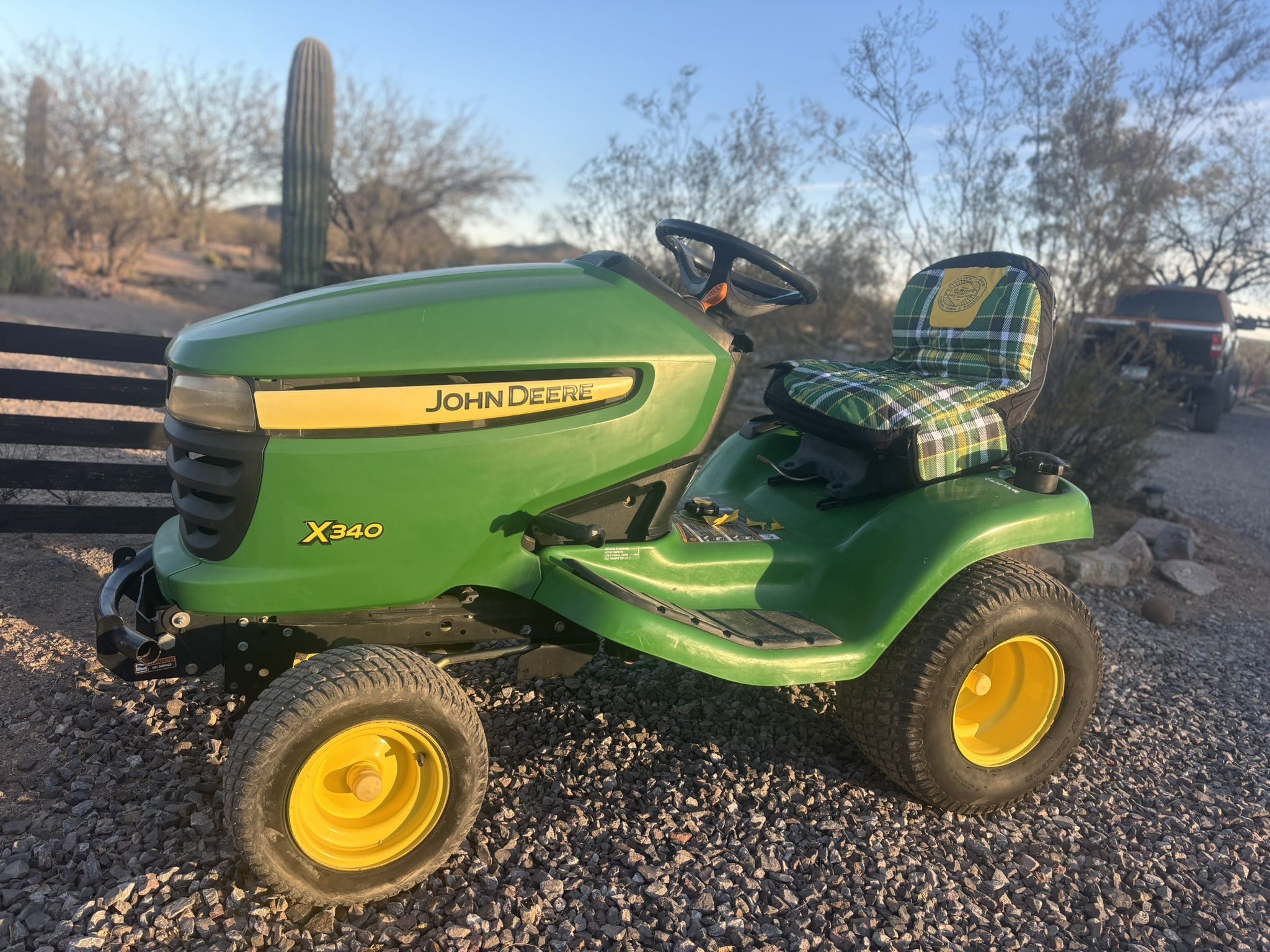 John Deere X340 for trade