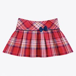 Beebay Plaid Pleated Mini Skirt – Size 9–12 Months