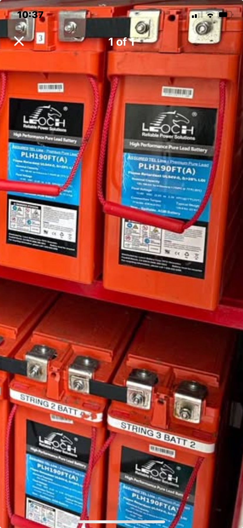Each Battery For $180 Used Solar Panels Battery .