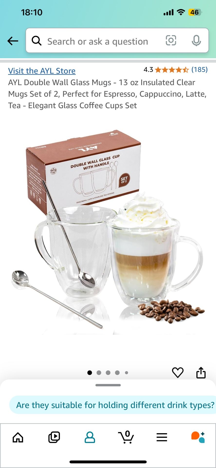 Could Walled Glass Mugs