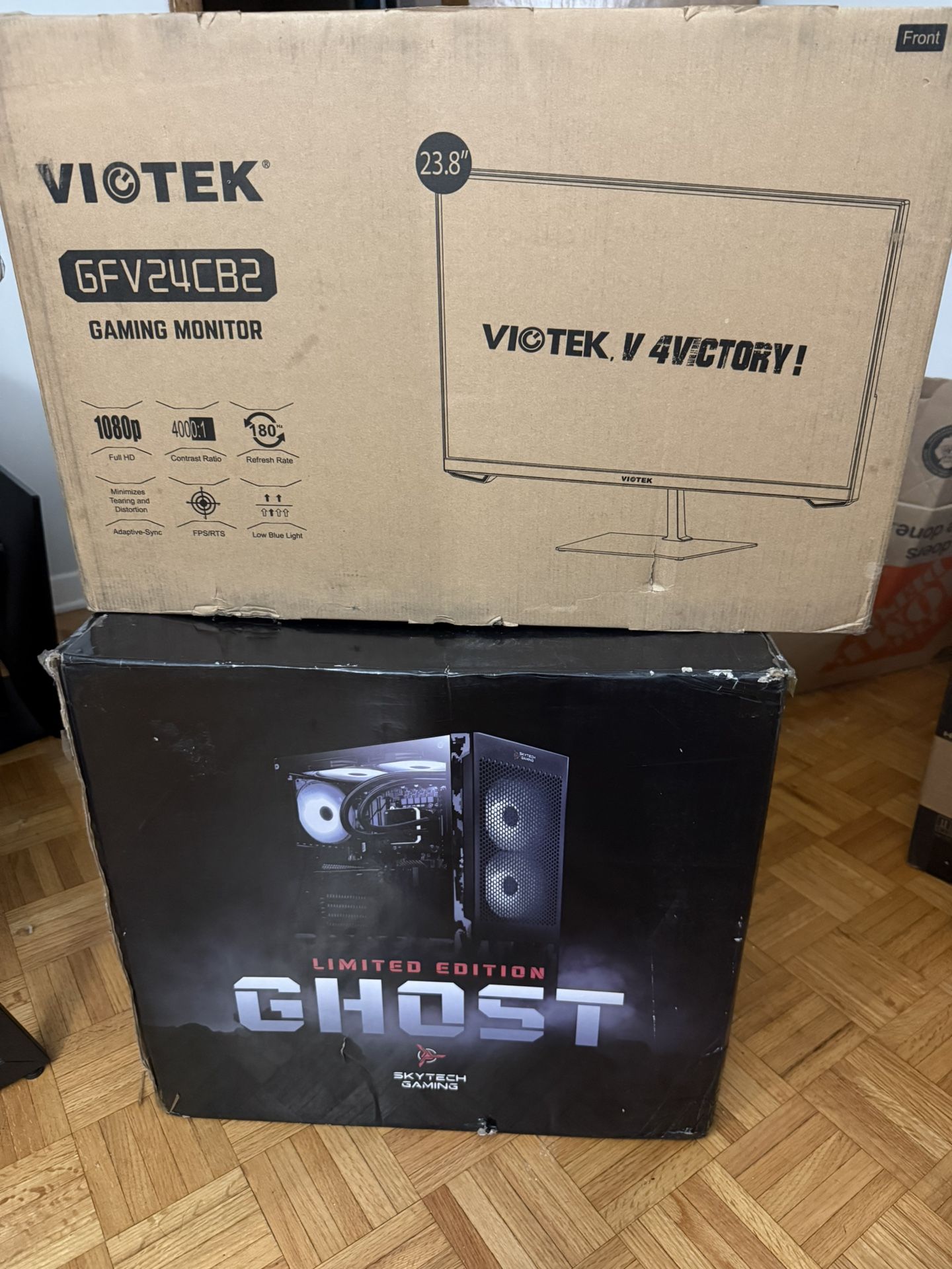 Skytech Ghost Gaming Desktop, Intel Core i5-13400F, 16GB RAM, 1TB SSD, NVIDIA GeForce RTX 4060Ti, Windows 11, Black Camo