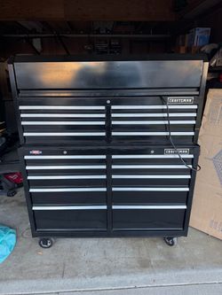 Craftsman 52” Heavy-Duty 18-Drawer Tool Chest & Rolling Cabinet – Ball Bearing