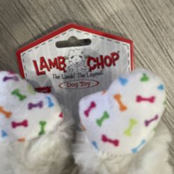New ~ Lamb Chop Dog Toy