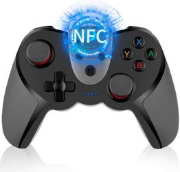 Wireless Controller with NFC Remote Function for Nintendo Switch, RegeMoudal 500mAh Switch Controller Gamepad, Supports 6-Axis Somatosensory 4-Levels