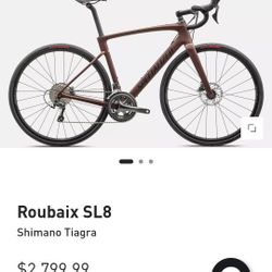 Roubaix SL8 Road Bike Brand New