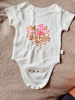 My 1st Birthday Baby Onesie 12M