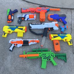 Nerf Dart Guns/Rival Ball Guns. Excellent Gift Bundle!