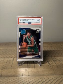 2017 Optic Jayson Tatum PSA 9 Mint rated rookie card RC #198