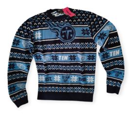 NFL Carolina Panthers Big Logo Ugly Sweater