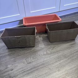 Three Pots For Plants $10 