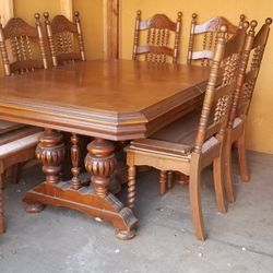 Antique 9foot Walnut Table (Separate 