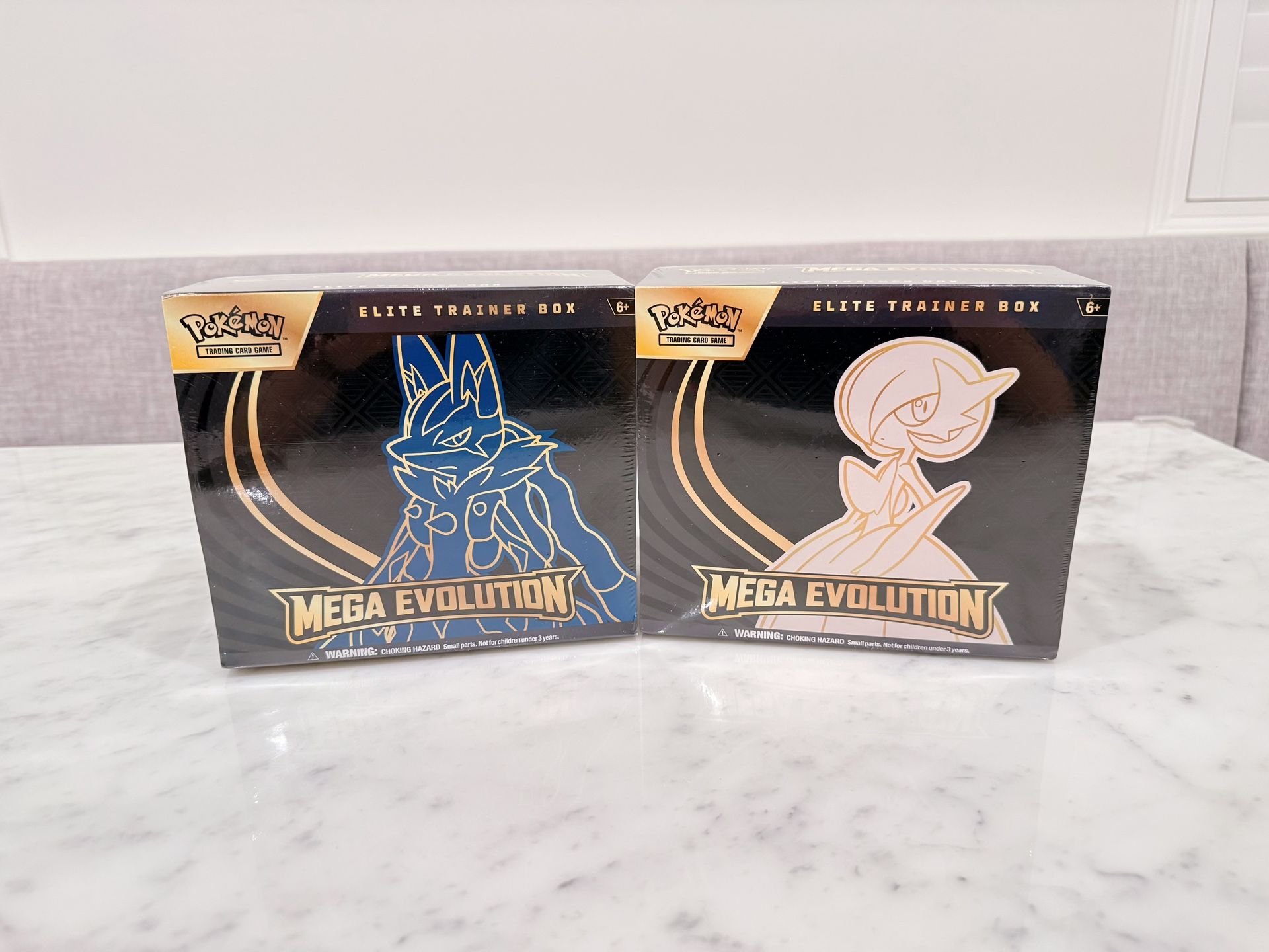New Sealed Pokemon Mega Evolution ETB Mega Lucario Mega Gardevoir Elite Trainer Box Scarlet & Violet TCG Collection Trading Cards Authentic