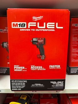 Milwaukee M18 Fuel 3/8” Mid Torque Impact Wrench