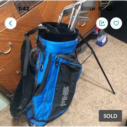 Ping I 3 - 3 To The Sandwedge Steel Shaft With bag . In good shape