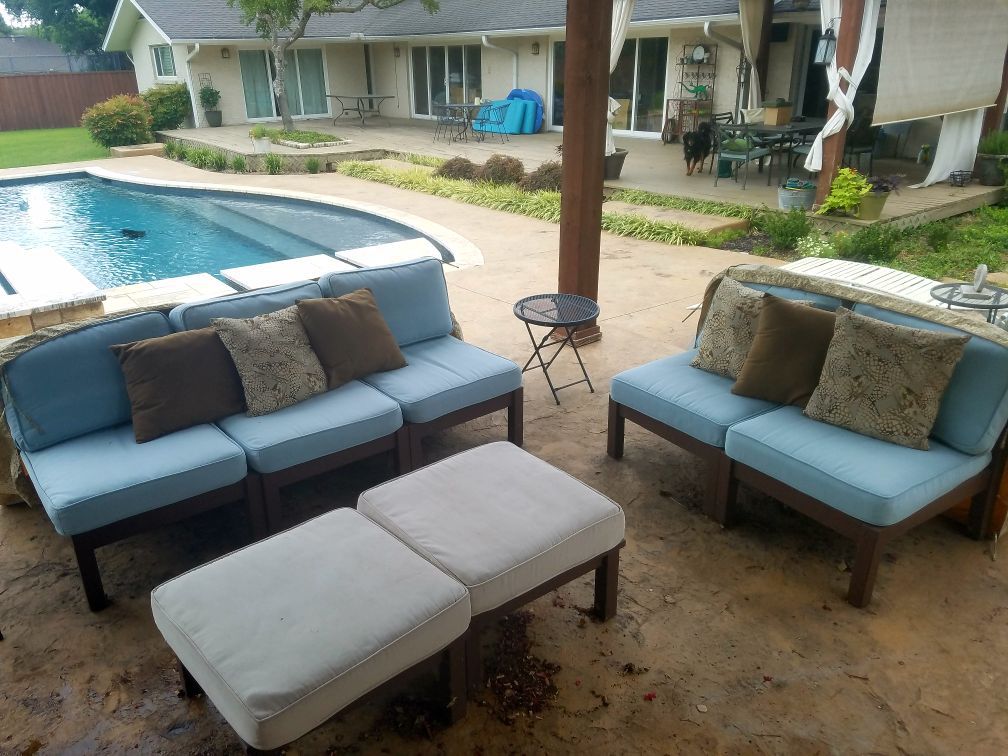 Pottery Barn Chesapeake Sectional, Outdoor Furniture Dallas Tx