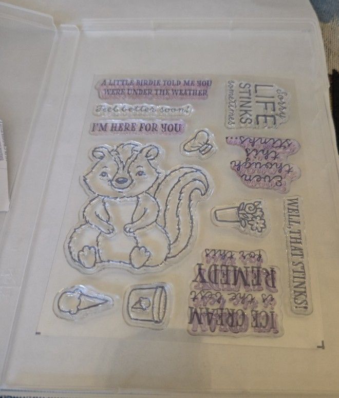Stampin Up Skunk