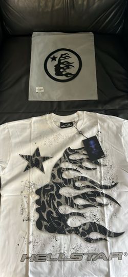 Hellstar White Graphic T-Shirt with Tags