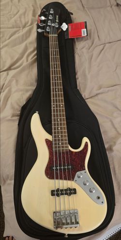 Brownnville 5-String Electric Bass with Gig Bag