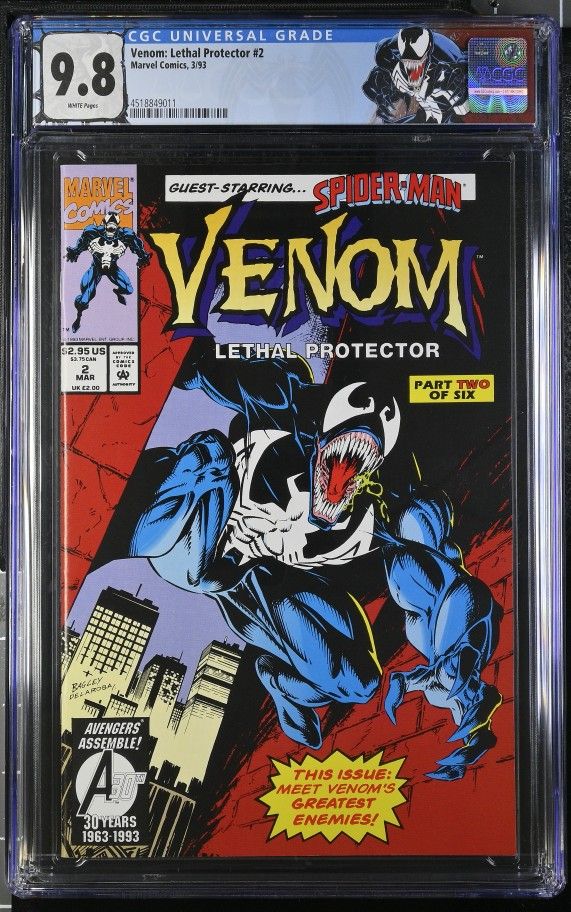 🔥 Venom Lethal Protector #2D ✨️CGC 9.8 1(contact info removed)849011, Custom Label, New Slab