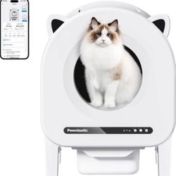 Self Cleaning Litter Robot Box with Auto Safety Sensors for Multiple Cats - Automatic Cat Litter Box