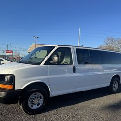 2011 Chevrolet Express LS 3500 Passenger Van  Clean, low-mileage full-size van ready for work, family, or shuttle use. 	•	88,000 miles 	•	6.0L V8 gas 