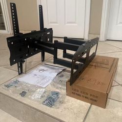 New In Box 26 To 65 Inch Swivel Til Articulating TV Television Wall Mount Bracket Stand 400x400 VESA With Mounting Hardwares 