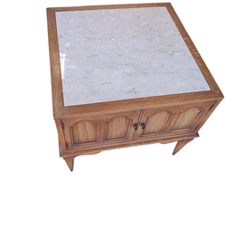 Mcm side tables marble top 2