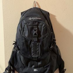 outdoor products ridge 12.3" backpack - black