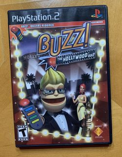 Buzz The Hollywood Quiz PlayStation 2 Video Game