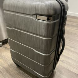 Grey Carry On Suitcase 